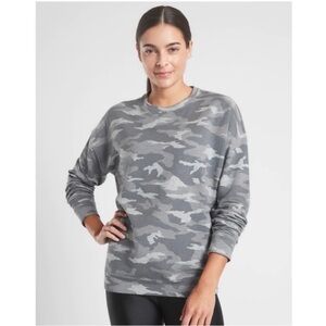 Athleta Women's Camo Print Sweatshirt size Medium